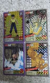 幽遊白書，1張閃中閃卡，1張暗閃卡，2張閃卡，日版，全新，4，荔景交收，7-11等