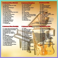 MP3 CD CASSETTE OF INDONESIAN INSTRUMENTAL SONGS - MP3 CD OF RELAXATION SONGS - MP3 CASSETTE OF INST
