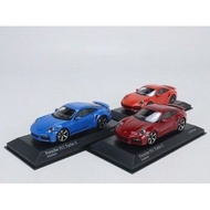 Mini Cut 1: 43 Porsche 911 992 CARRERA CARRERA 4S Alloy Closed Car Model