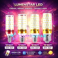 CORN LAMP 12W/16W E14 E27 3 COLORS