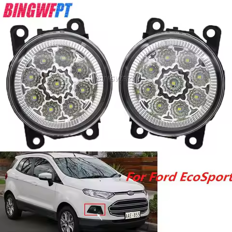 1Pair Fog Lights High Quality Fog Light LED Fog Lamp 33900-STK-A11 26154-EA500 For Ford EcoSport 201