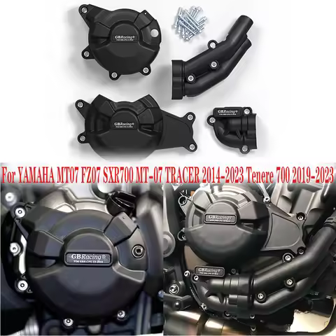 Engine Protective Cover For YAMAHA MT07 FZ07 SXR700 2014-2023 MT-07 TRACER 2014-2023 Tenere 700 2019