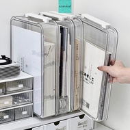 File storage box A4 storage box transparent storage box ID storage file box ID box