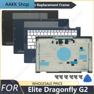 NEW For HP Elite Dragonfly G2 Laptop LCD Back Cover Front Palmrest Keyboard Bottom Case replacement 