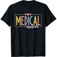 Men's cotton T-shirt Medical Assistant MA CMA nursing Doctor Assistant Student T-Shirt 4XL , 5XL , 6