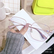 Metal Glasses Frame Retro Large Square Glasses Frame Women GG Glasses Frame K5983
