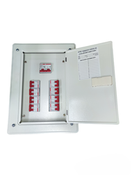 Panel Board for Miniature Circuit Breaker 2Pole Main 80A 2pole with 8 Branches 2Pole Himel Breaker K