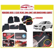 MERCEDES BENZ C180 C200 W203 2001 2003 2005 2007 OEM GSMAT CARPET CAR FLOOR MAT KARPET KERETA HONEYC