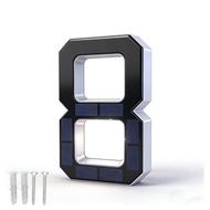 Solar house number letter light LED number 0-9 and ABCD personalized house number 3D luminous font d