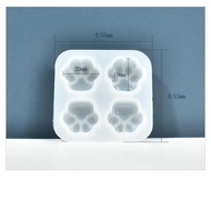 Silicone mold for making 4 bear paws