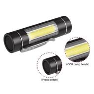 BOKALI Mini Di Động COB LED Đèn Pin 14500/AA Đèn Pin Làm Việc Bỏ Túi Bút Đèn
