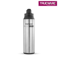 Trueware Copper Fusion 600 Insulated Inner Stainless Steel Water Bottle, 600 ml, Stainless steel finish| Inside Copper | Leak Proof | BPA Free | Hot or Cold for Hours | Office | Gym | Hiking | Treking