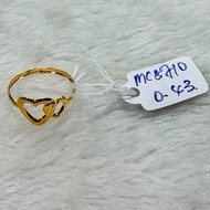 Cincin Love Emas 916 Original Cincin Emas 916 Tulen Cincin Bajet Emas 916 Cincin Murah Emas Original