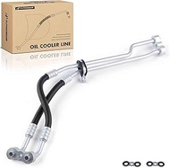 A-Premium Inlet and Outlet Engine Oil Cooler Line Hose Assembly Compatible with Chevrolet Blazer 199