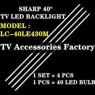 SHARP LC-40LE430M LED BACKLIGHT LAMPU TV LC-40LE430