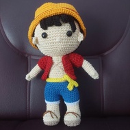 Knitted doll monkey D. Luffy Luffy Luffy