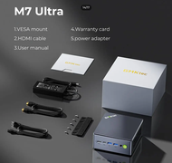 GMKtec M7 Ultra MINI PC AMD Ryzen 7 PRO 6850U Radeon 680M 2*DDR5 4800MT/s 2*M.2 2280 2*USB4 Oculink 