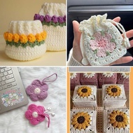 [PAMELA] ️ CASE AIRPOD 1/2/3/4 ️ ️ CASE AIRPOD IN WOOL, DRAWBAG, POUNCH CROCHET