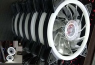 【89元優惠價】 原價105 LED發光風扇 電腦12公分風扇 散熱風扇 機殼風扇 (附4顆螺絲) 白、藍、紅、冰藍、粉桃紫、繽紛彩
