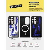 CASECASE X 2NE1 T'AMT'AMI Sticker Case Matte Black&Sliver Mirror Magnetic suction Case Samsung Galax