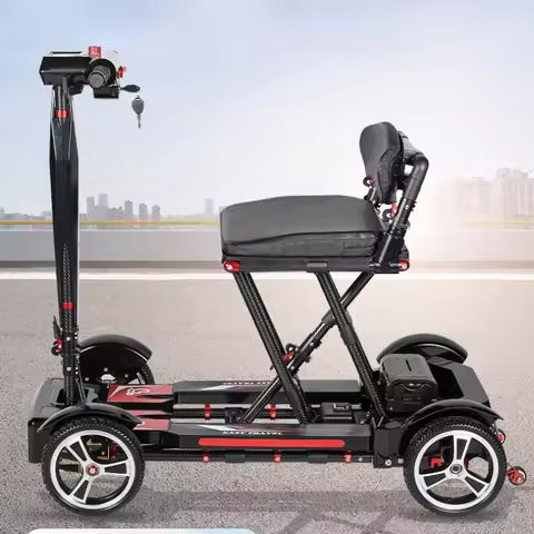Foldable Elderly Electric Scooter Wheel Lightweight Electric Scooter Vehicle Commercial Furniture Mo