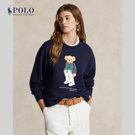 Polo Ralph Lauren เสื้อสเวตเตอร์ผู้หญิง Polo Bear Fleece Sweatshirt รุ่น WMPOKNINFB20594 สีฟ้า