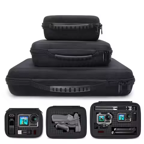 New Electronics Accessories DIY Storage Bag Hard Shell Large Capacity for Gopro Camera HDD Multifunc
