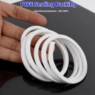 White PTFE braided Compression Packing 4mm-18mm acrylic fiber packing ptfe Filled Gland rope Gland P