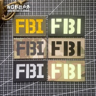 [Customized Armband with Pictures] United States Federal FBI Morale Badge Velcro Badge Reflective Ta