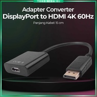 Adapter Converter Display Port to HDMI 4K 60Hz - 8046