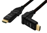 4K 高速可動式(雙軸90度轉向) 鍍金接頭 HDMI 2.0 線 (1.5M)