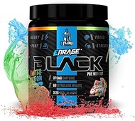 eFlow Nutrition Enrage Black High Stimulant Pre Workout Supplement - Preworkout Powder to Boost Ener