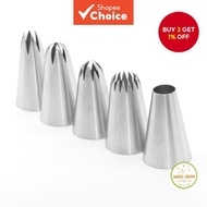 New 1M 2F 2D 6B 2A nozzle tip for cake icing, buttercream, pastry decoration  Muncung Nozzle Baru 1M