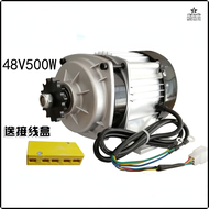 Oqiao มอเตอร์ไฟฟ้า DC 24V 48V 60V 500W 700W 800W 1000W มอเตอร์ไฟฟ้า