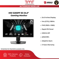MSI G255PF E2 24.5" Gaming Monitor | 1ms (GTG) | 180Hz | FHD (1920x1080) | Rapid IPS | HDMI & DP | H
