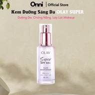 OLAY SUPER Lightweight Sunscreen Brightening Cream SPF50+ PA++++ 3-in-1 Skin Care, Sunscreen, Makeup