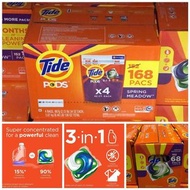 美國直送🇺🇸Tide Pods 3合1即溶果凍洗衣球(增量裝168粒