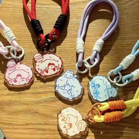Love and Deepspace Braided Mobile Phone Short Lanyard Phone Case Anti-lost Rope Strap Xavier Zayne R