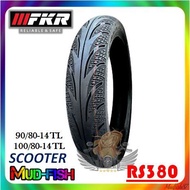TAYAR FKR RS380 DIAMOND 3D TYRE 90/80-14 | 100/80-14 FOR VARIO, PCX, CLICK, YAMAHA AVANTIZ, EGO GEAR