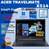 Acer TravelMate X514 Intel Core i7-8565U / P214 Intel Core i5-8250U 8TH Generation Laptop | 14" FHD 