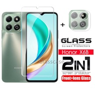 Honor X6c 2 In 1 Screen Protector Tempered Glass Film For Honor X6c X6b X6a X6s X6 X 6b X 6a X 6s Ho
