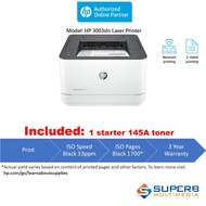 Hp 3003DN (3G653A) LaserJet Pro Printer (Replace M203DN)