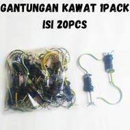 GANTUNGAN Wire hanger, bird cage hook hanger, bird cage accessories