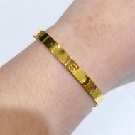 Gelang Cartier emas 375 G12