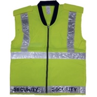 MEN VEST SECURITY KESELAMATAN  SECURITY GUARD SAFETY VEST HI VIZ OUTER  OUTDOOR WARE
