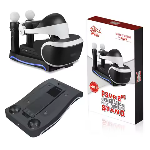 PSVR PS VR 2th Charging Dock Display Stand - Showcase,Charge, and Display PS4 VR PS VR Headset Holde