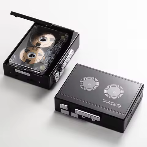 Bluetooth Cassette Player Retro Vintage Tape Player with Auto-Reverse Stereo Sound FM Radio Portable