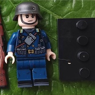 WW2 German in blue uniform with armament