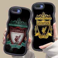 MERAH D-2 L-liverpool football fc Pink red Casing for Realme C2S C2 C1 OPPO A3S A12E A1K black