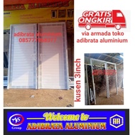 sale pintu full aluminium 80x210 berkualitas